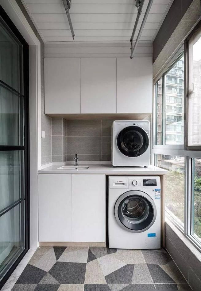 阳台柜设计秘诀,整洁有序又顺手 阳台柜这样设计,看上去整洁有序,用起来也顺手! - 家居知识