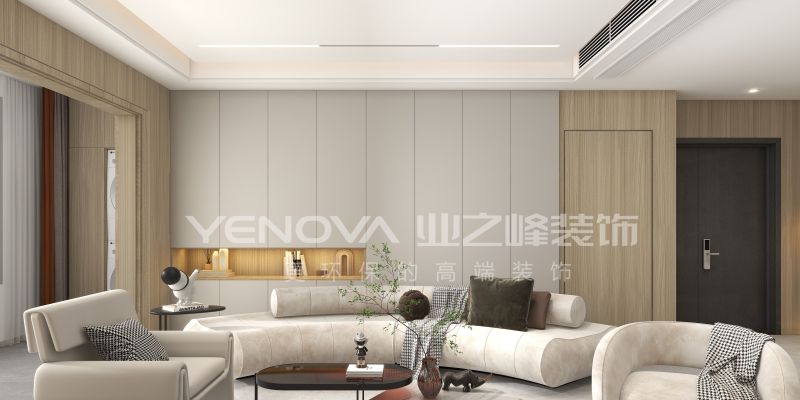 唐山瑞宫·天屿湾160平方米现代轻奢风格装修效果案例|业之峰装饰 - 家居知识