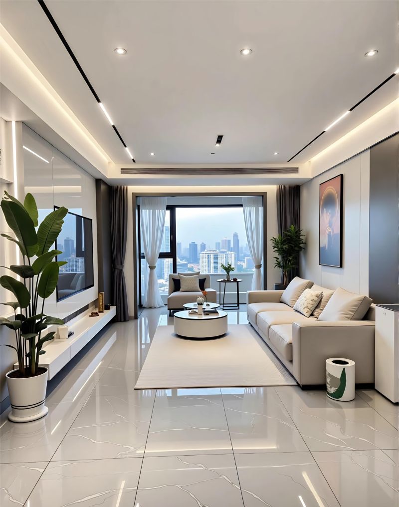 这套刚完工的现代风案例，全程围绕居住需求打磨，没有花哨造型 - 家居知识