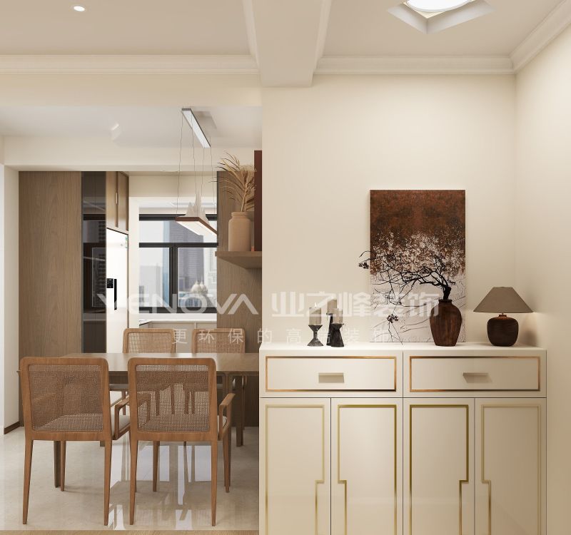 唐山富强里96平方米现代中式风格装修效果案例|业之峰装饰 - 家居知识