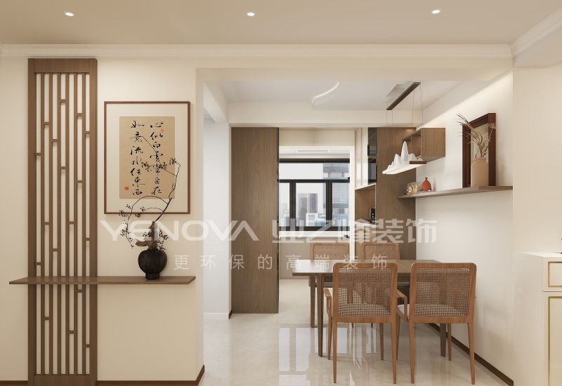 唐山富强里96平方米现代中式风格装修效果案例|业之峰装饰 - 家居知识