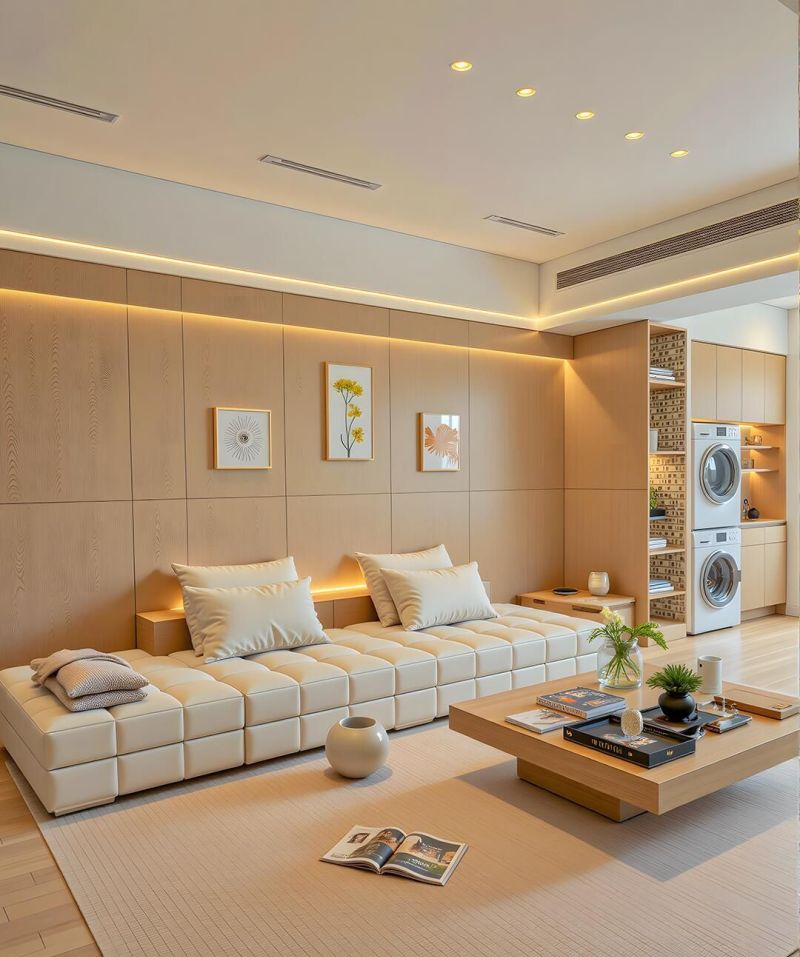 138平原本奶油风设计，回去就不想出门的家 - 家居知识