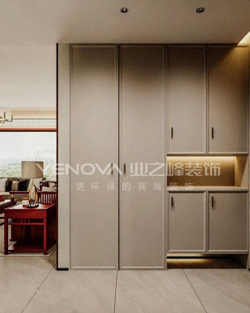 唐山熙湖九里160㎡新中式风格装修案例赏析 | 业之峰装饰