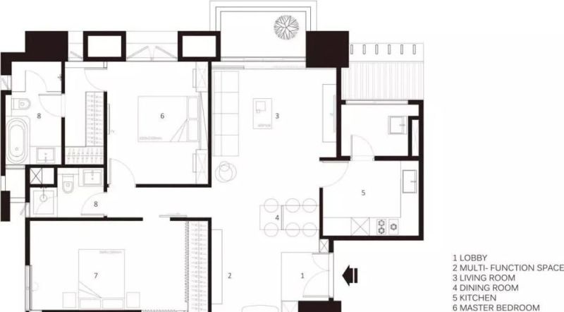 100平的日式风二居室，在极简的基础上，加入温馨质感 - 家居知识
