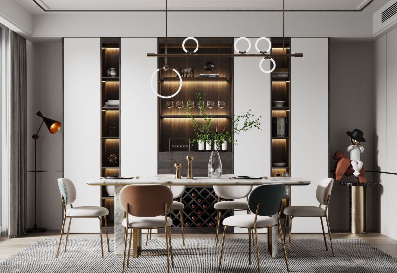 餐厅乱？定制餐边柜抓这4点，收尽70%杂物还能当水吧 - 家居知识