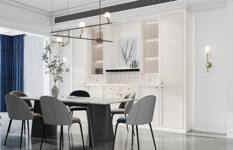 餐厅乱？定制餐边柜抓这4点，收尽70%杂物还能当水吧 - 家居知识