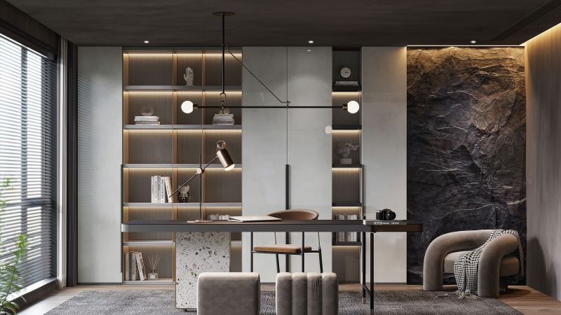 定制书柜做对这5点，客厅秒变小型图书馆，藏千本书不杂乱 - 家居知识