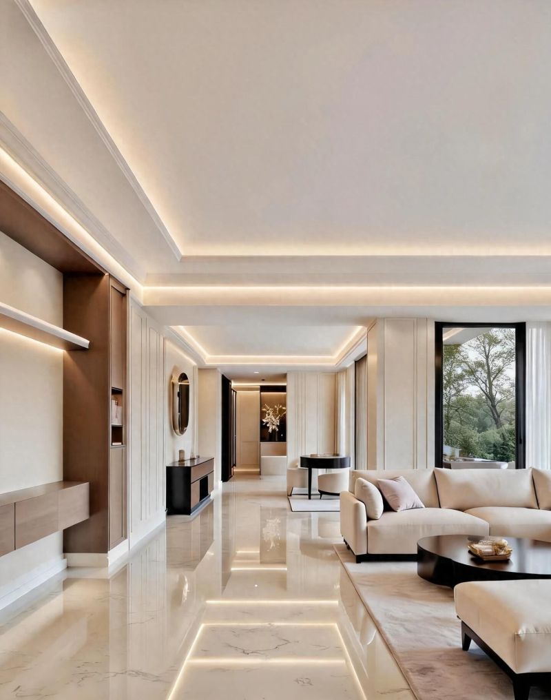 141平现代轻奢风，精致高级感与清爽家居的完美融合