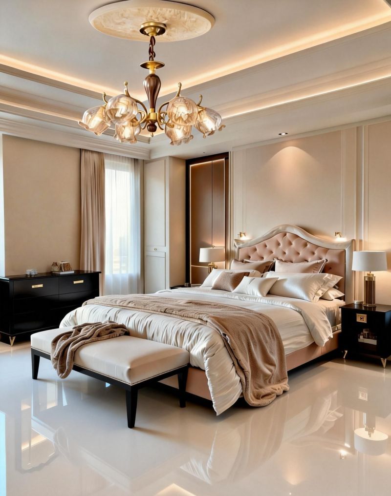 141平现代轻奢风精致与高级感并存，给家不样的干净清爽不油腻。 - 家居知识