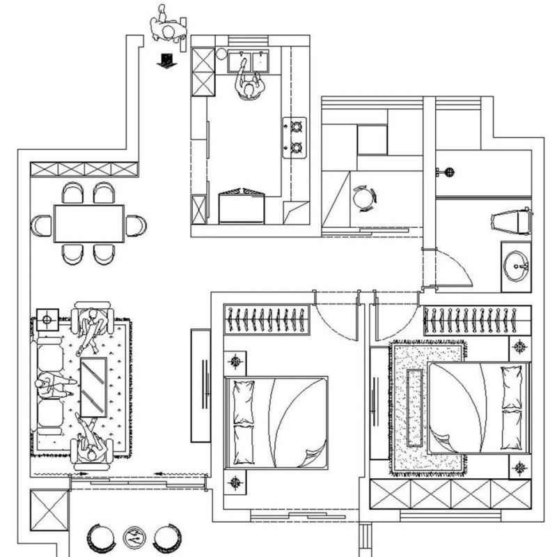 65平北欧风小宅,清新客厅格调满分 65平北欧文艺小户型,被清新整洁舒适的客厅迷住了,真有格调 - 家居知识