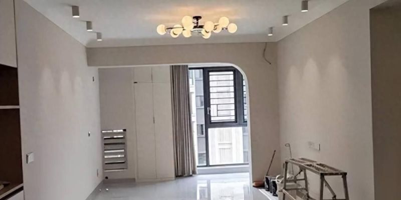 奶油风新房完工啦，电视墙直接刷漆，全屋效果真心不错 - 家居知识