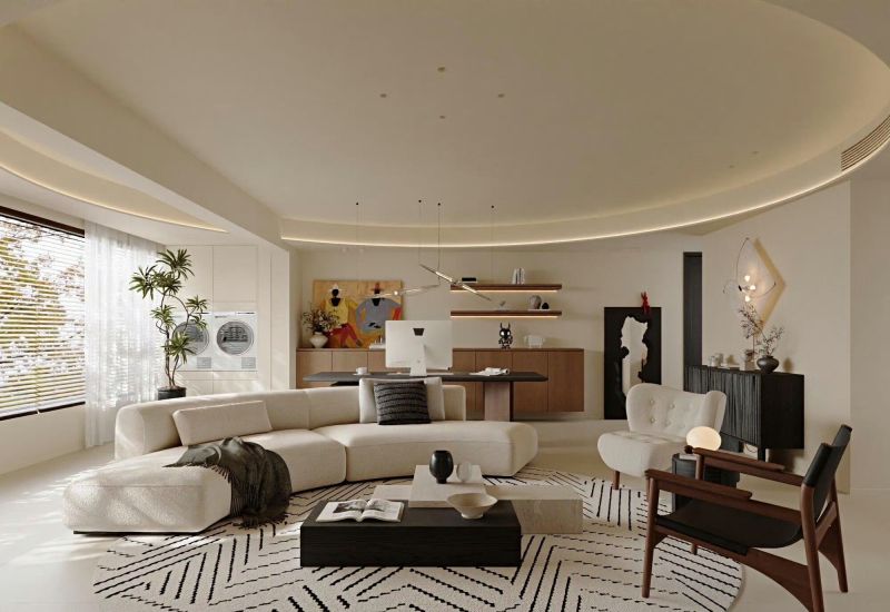 分享/奶油复古风的餐客厅 - 家居知识