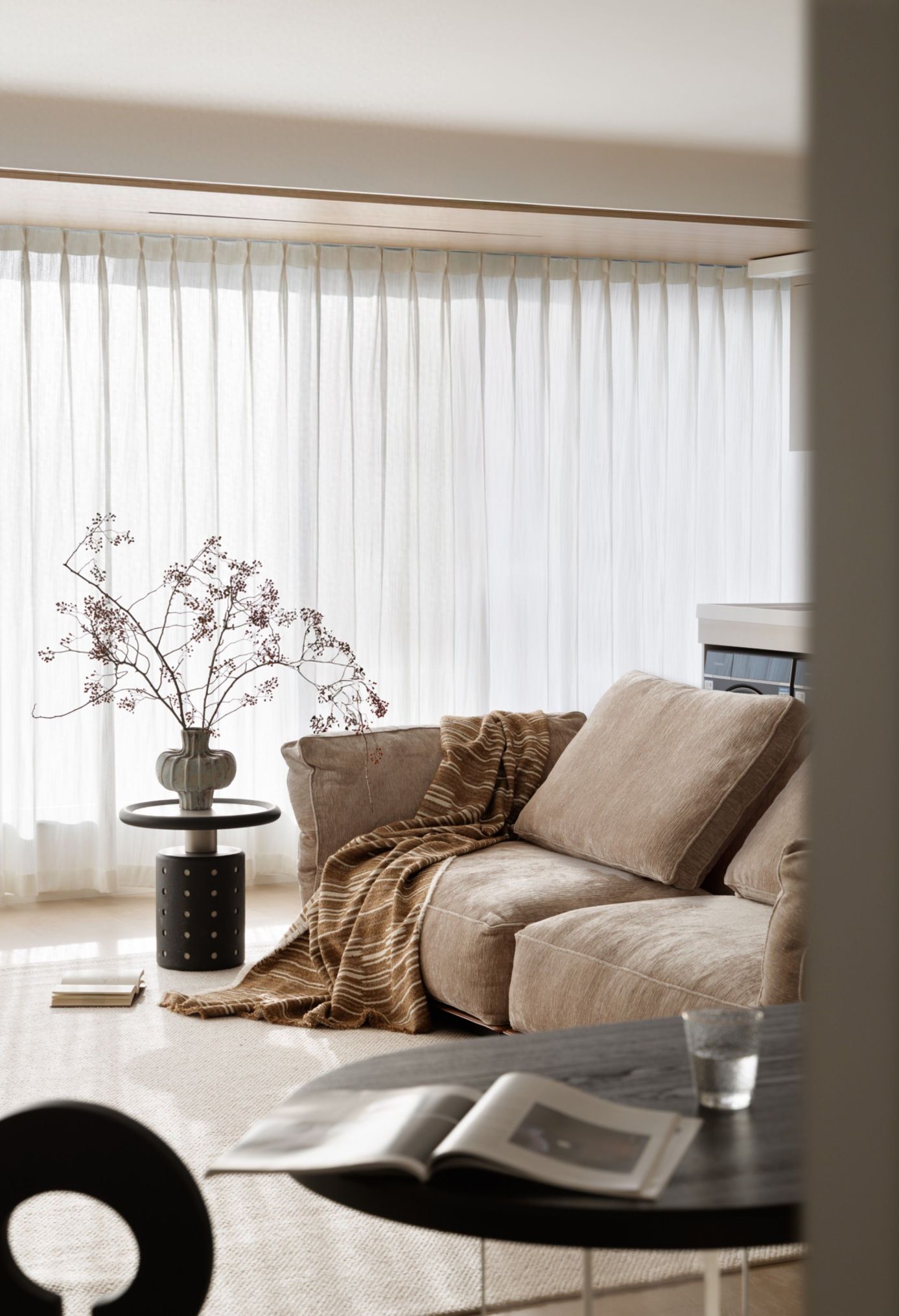 150㎡奶油原木宅，法式优雅与童心探索的完美邂逅