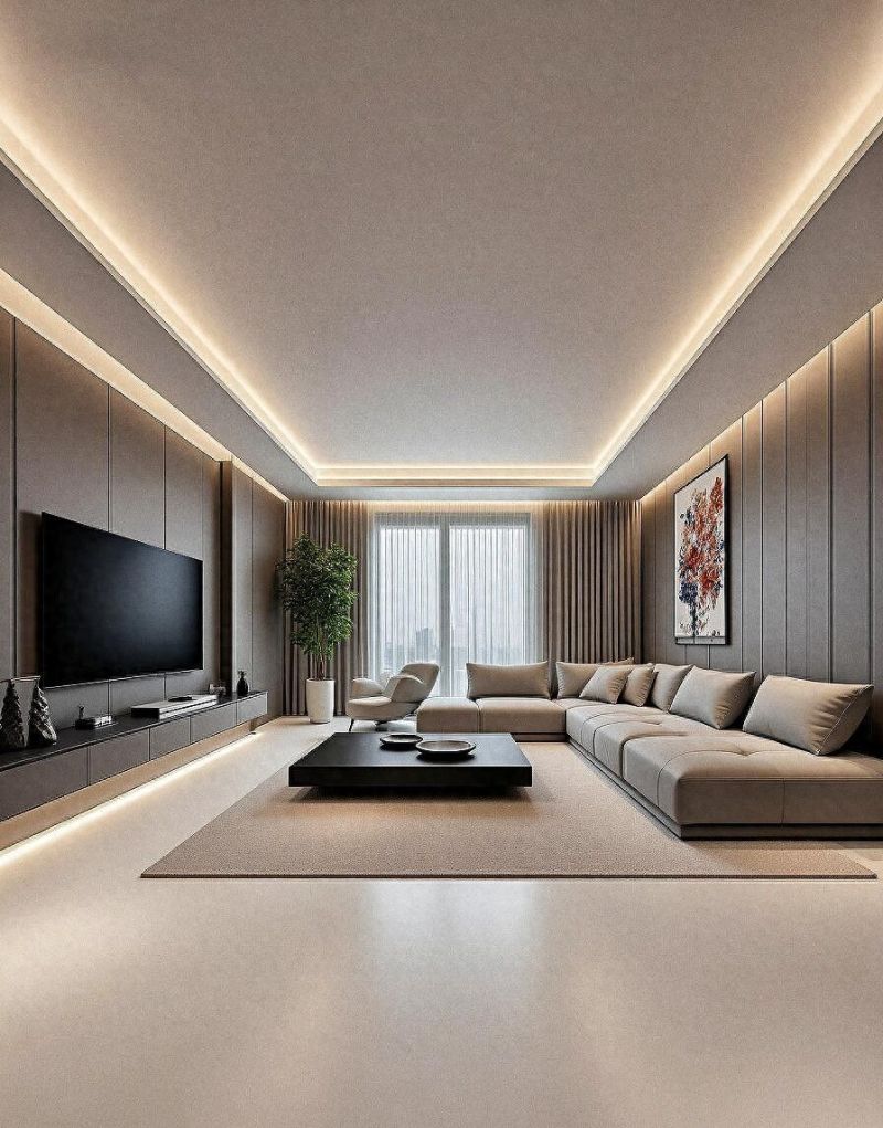 意式极简风装修真香了！装完像酒店大堂，邻居都夸高级