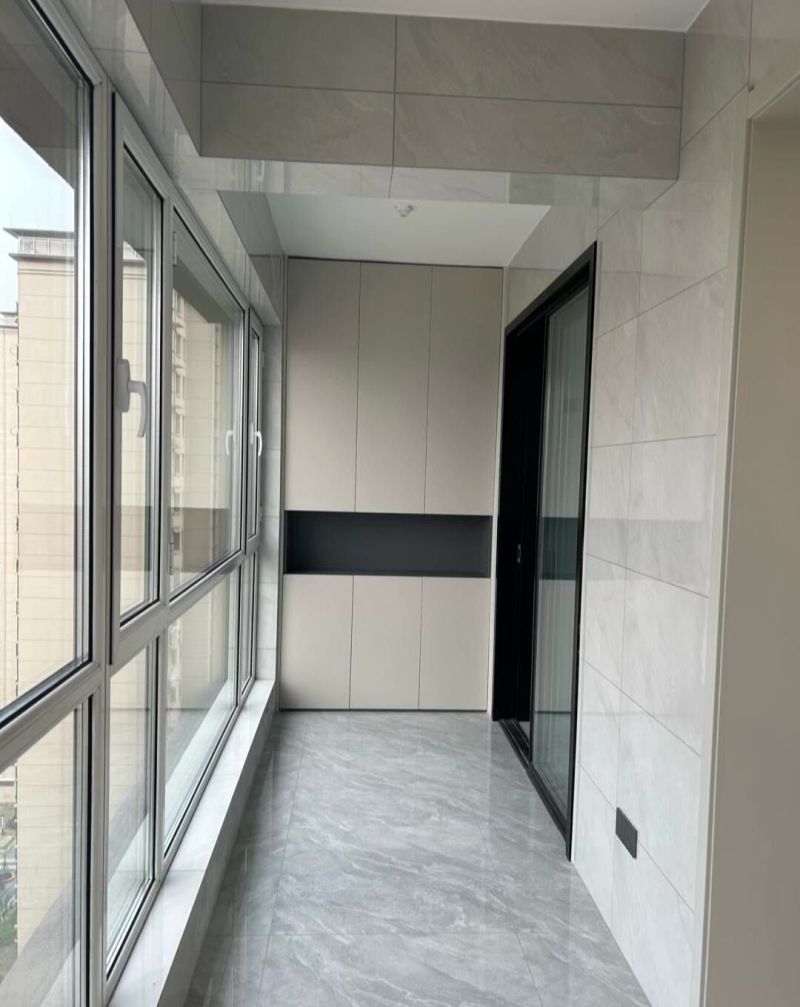 全屋定制阳台柜设计,空间利用与美观兼具的解决方案 全屋定制阳台柜设计 - 家居知识