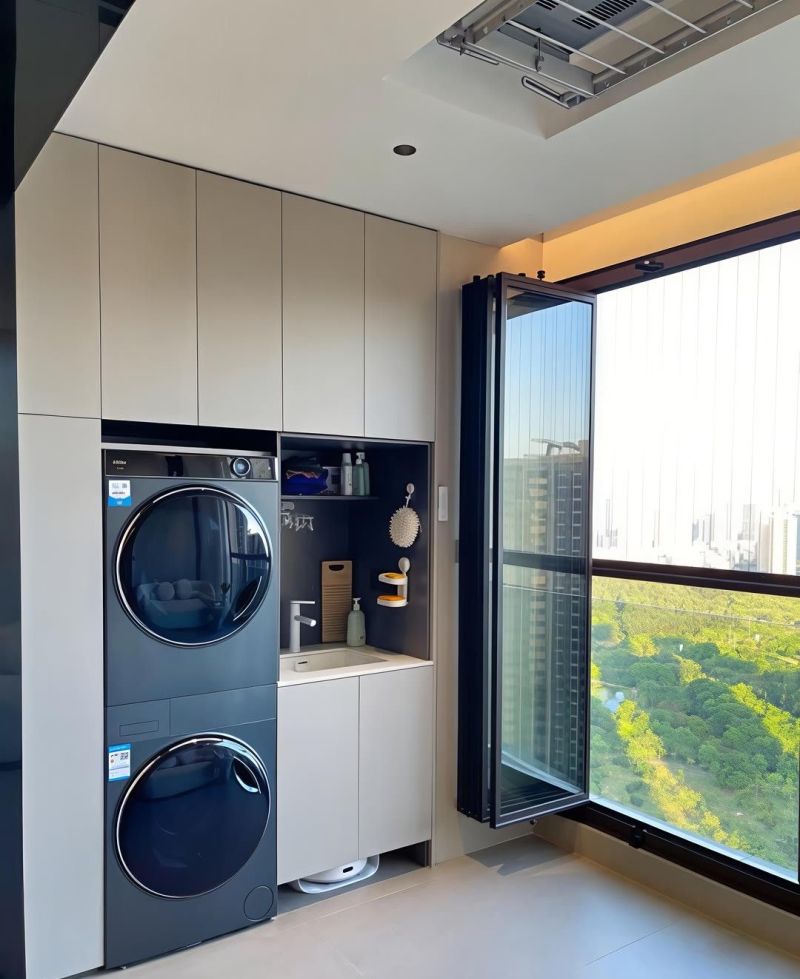 全屋定制阳台柜设计,空间利用与美观兼具的解决方案 全屋定制阳台柜设计 - 家居知识