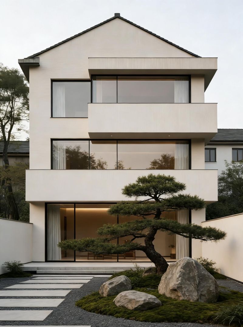 意式别墅外观庭院设计～ - 家居知识