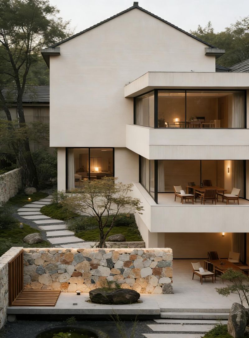 意式别墅外观庭院设计～ - 家居知识