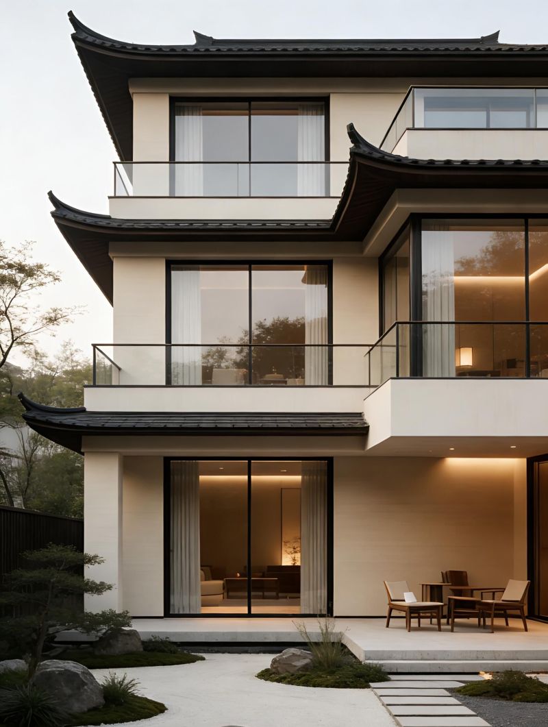 意式别墅外观庭院设计～ - 家居知识