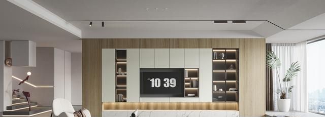 电视墙别只挂电视!定制满墙柜收纳翻倍,空间立马显大 电视墙别只挂电视,定制满墙柜,收纳翻倍还显大 - 家居知识