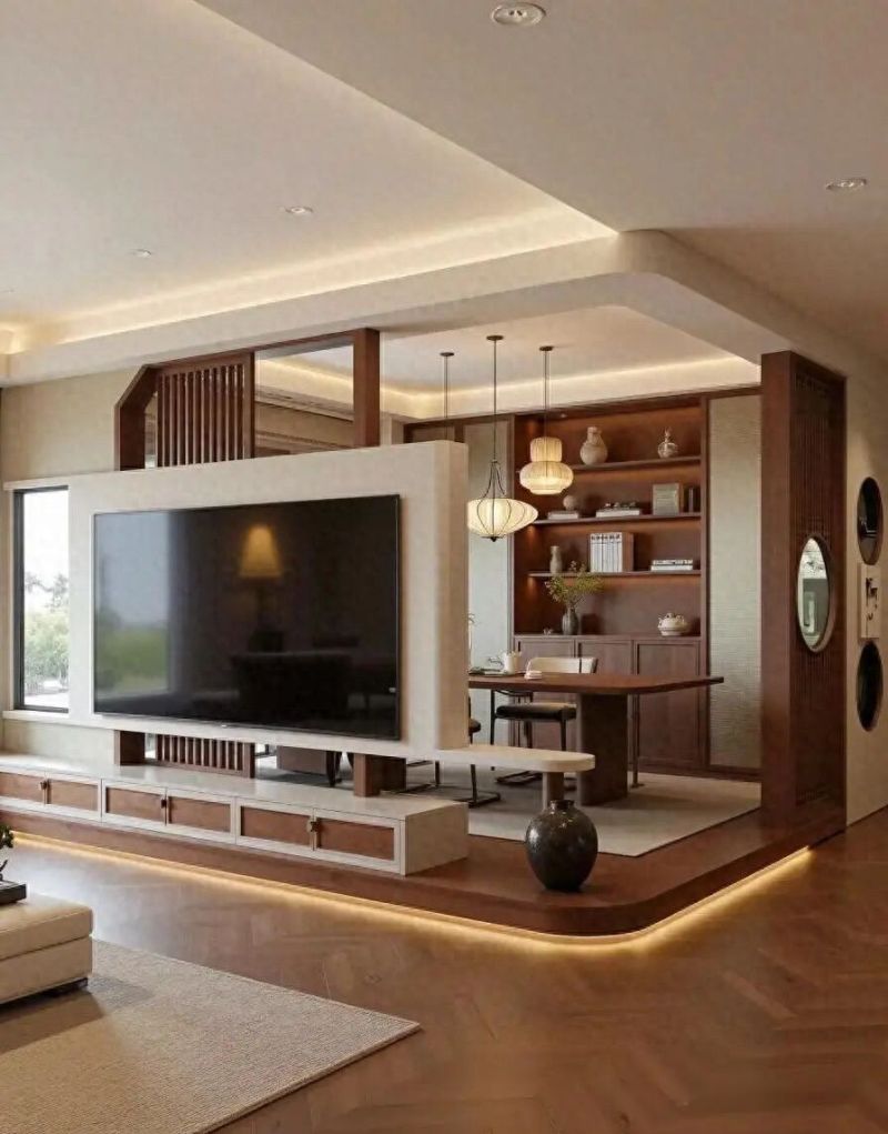 中古风创意电视柜设计惊艳亮相，家居美学新标杆！