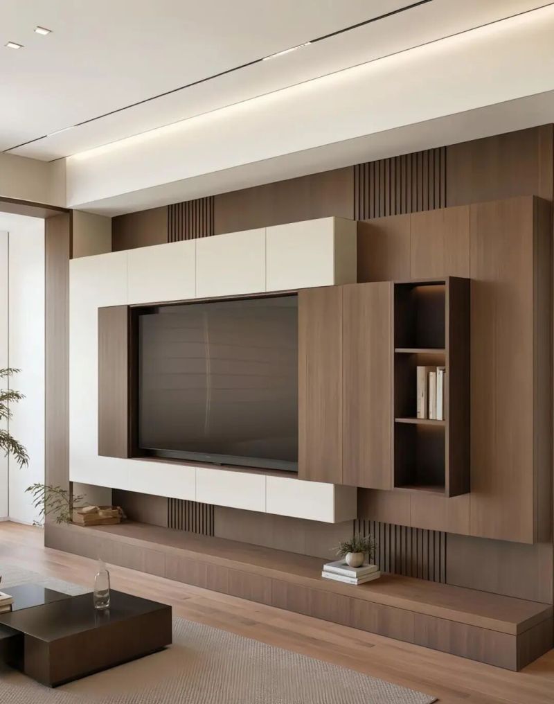 中古风创意电视柜设计惊艳亮相,家居美学新标杆! 中古风创意电视柜设计封神啦 - 家居知识