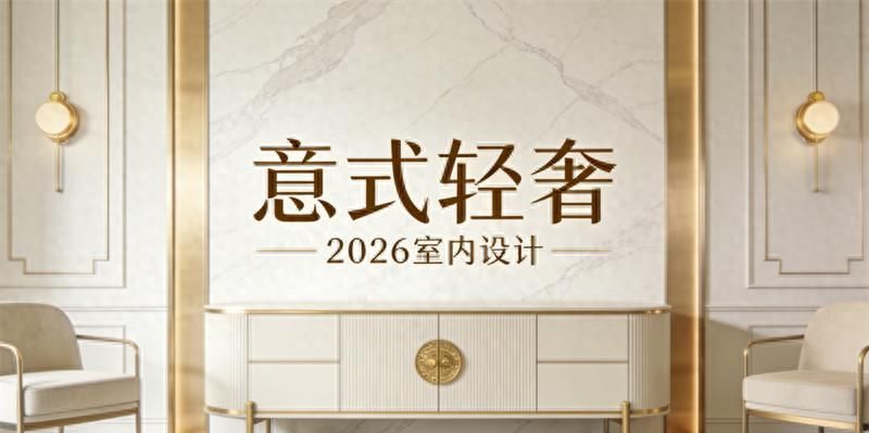 意式轻奢韵律，细节沉淀奢华，格局流动简约