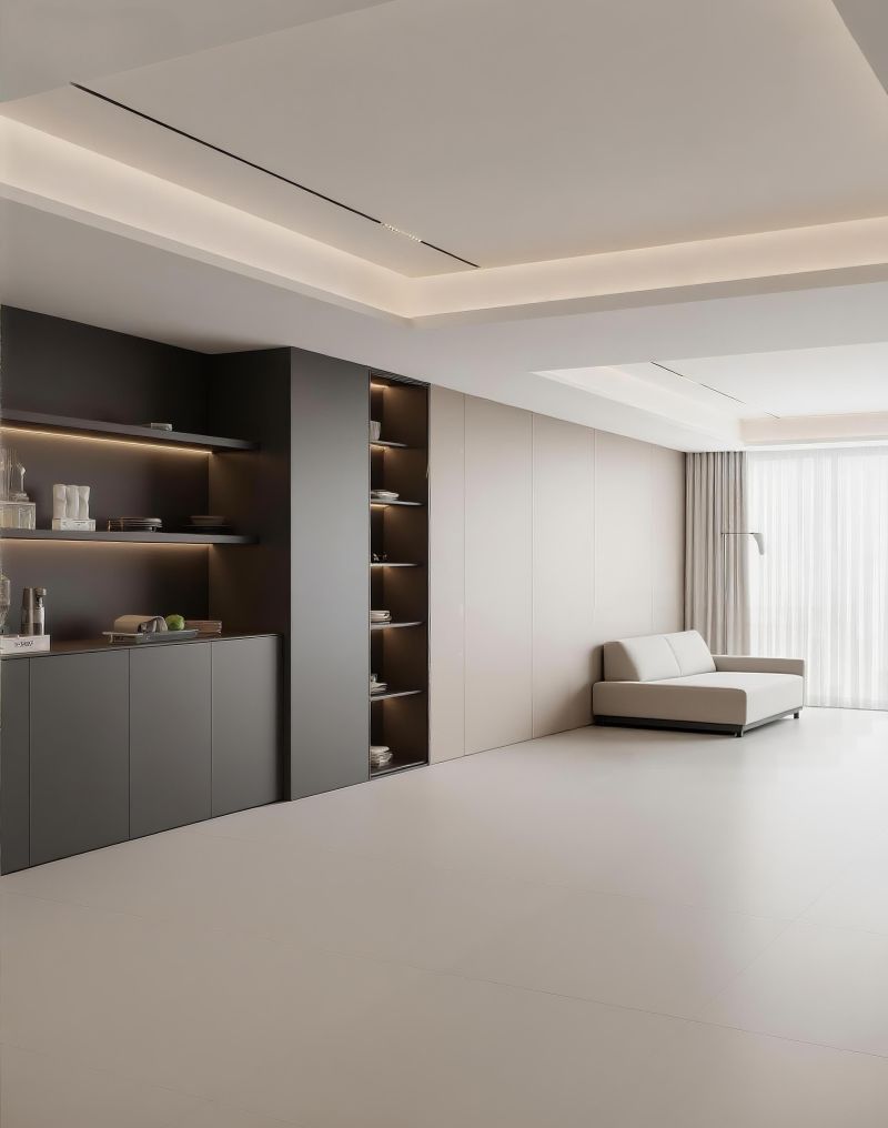 125㎡意式极简无醛硬装完工,高级感拉满静待软装! 125㎡意式极简硬装落地效果,无醛硬装太高级了期待软装进场。 - 家居知识