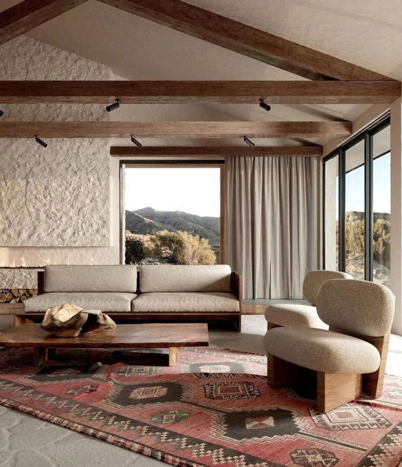 侘寂风豪宅，自然质朴的奢华美学