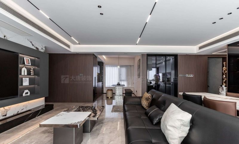 株洲装修设计：140㎡现代风格装修实景，“家庭影院”氛围感 - 家居知识