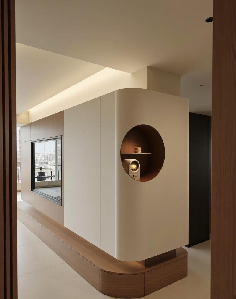 客厅以流动感为核心，原木风无界之美才是年轻人理想中的居住范本 - 家居知识