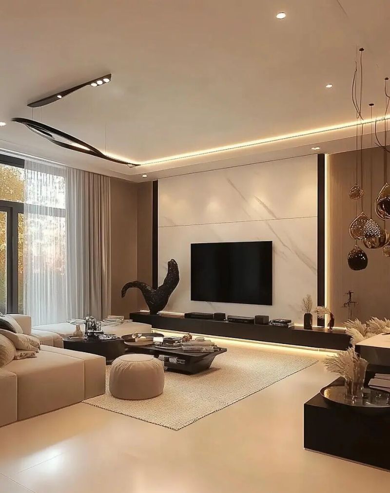 10款意式轻奢风电视柜设计 - 家居知识