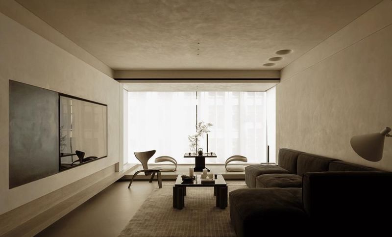 168㎡极简风，侘寂总是不让人失望！ - 家居知识