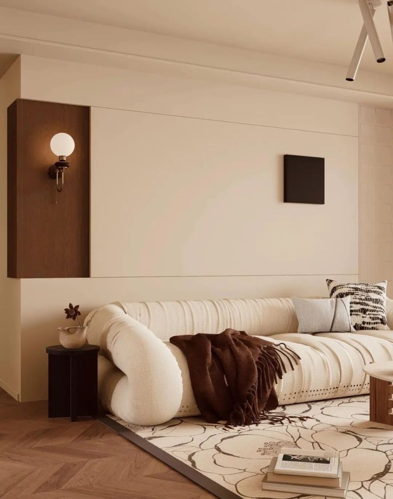 2026爆火棕调中古家！暖白+胡桃木，复古高级不沉闷 - 家居知识