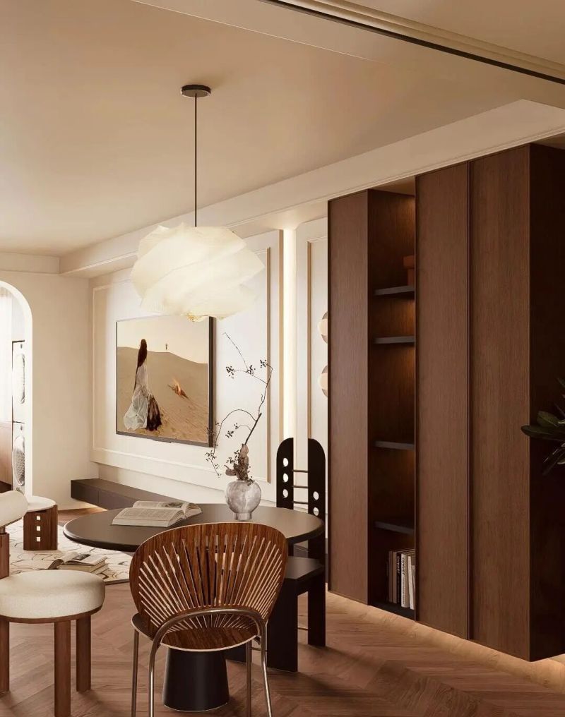 2026爆火棕调中古家！暖白+胡桃木，复古高级不沉闷 - 家居知识