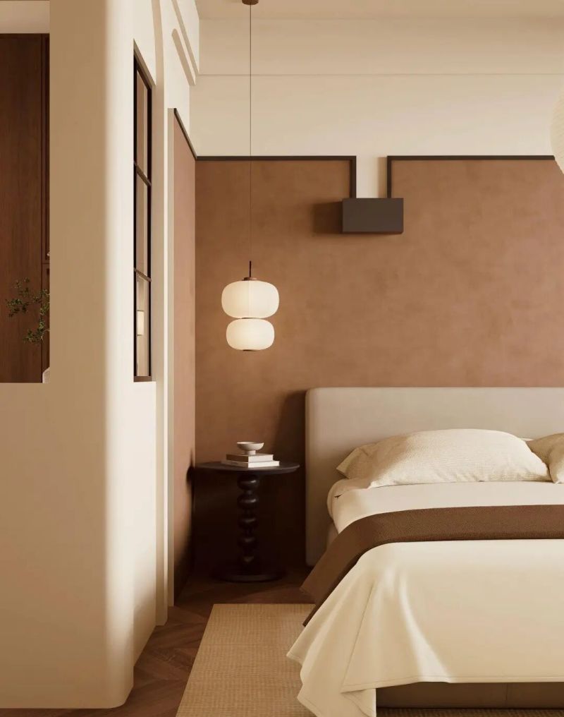 2026爆火棕调中古家！暖白+胡桃木，复古高级不沉闷 - 家居知识