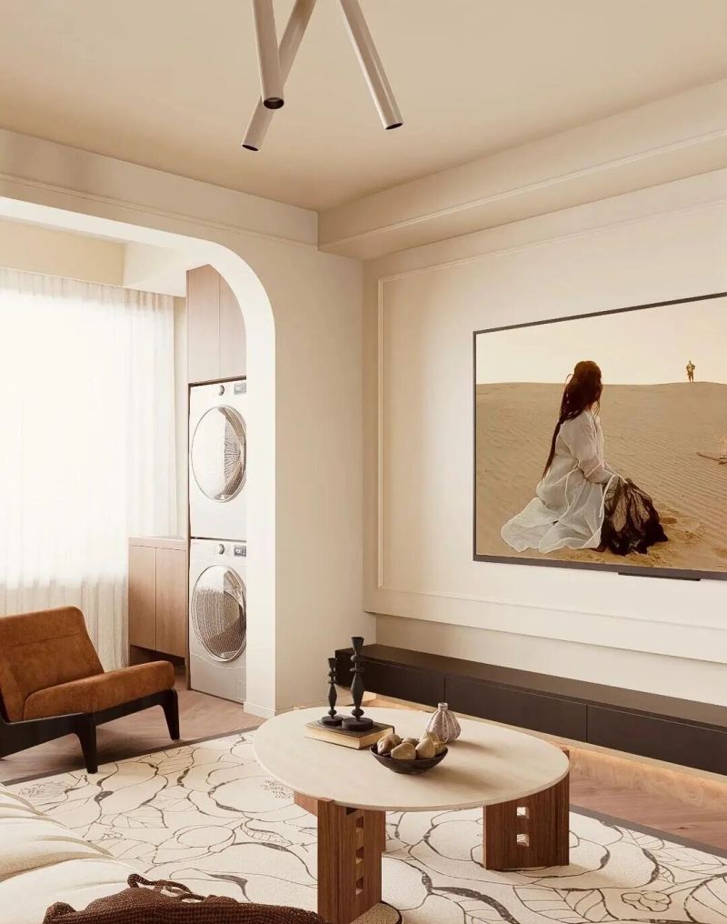 2026爆火棕调中古家！暖白+胡桃木，复古高级不沉闷 - 家居知识