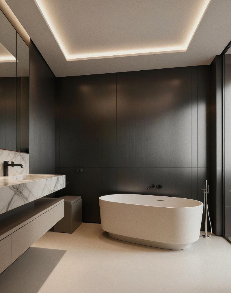 108m²意式极简真的行啊，真的装成豪宅了把空间感舜间大了很多。 - 家居知识