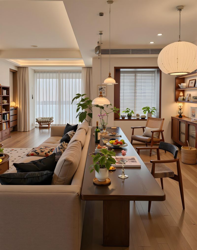 同款户型中古风装修,气质与质感瞬间拉开差距 同款户型,中古一装,气质和质感直接有差距 - 家居知识