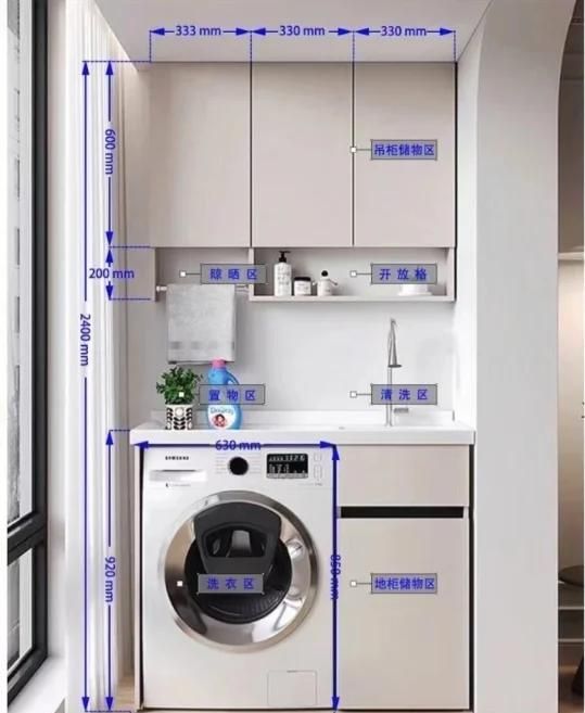 8种阳台柜设计风格及尺寸图，要装修的快收藏 - 家居知识