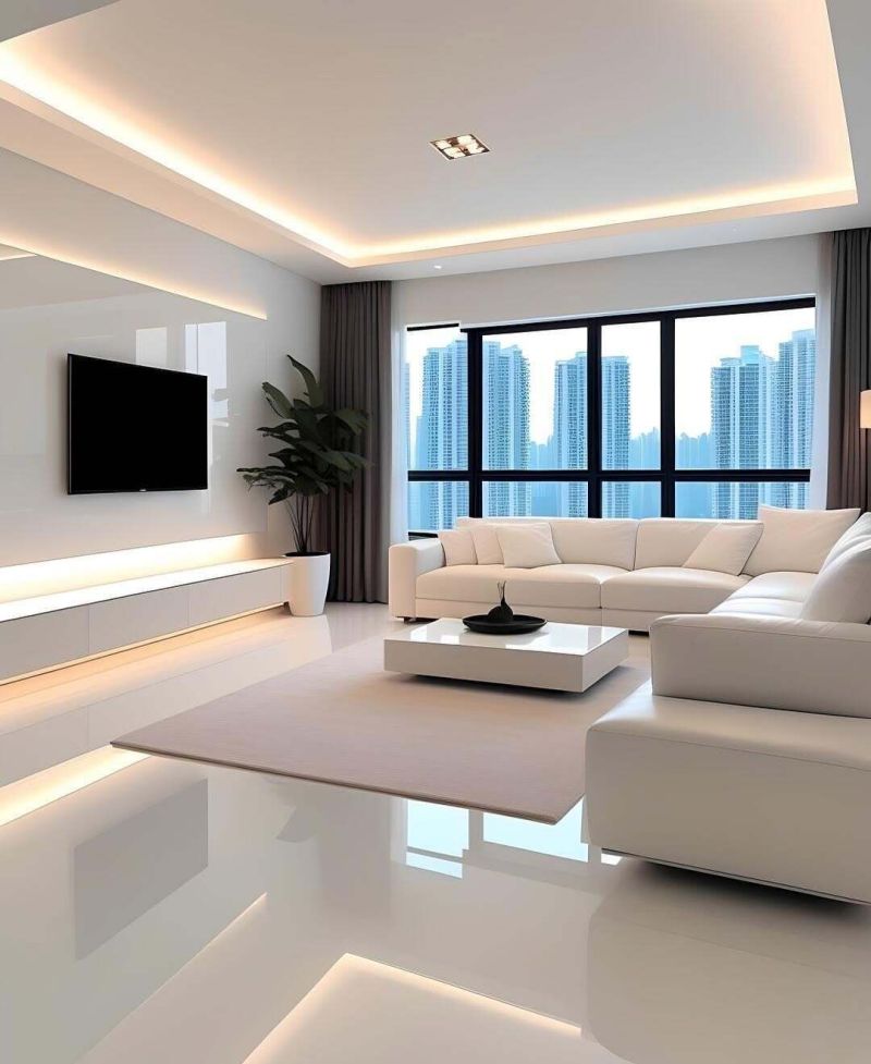 现代极简风装修被嫌冷?我独爱这份高级感! 现代极简风~装修完都说冷冰冰的,我觉得甚好~ - 家居知识