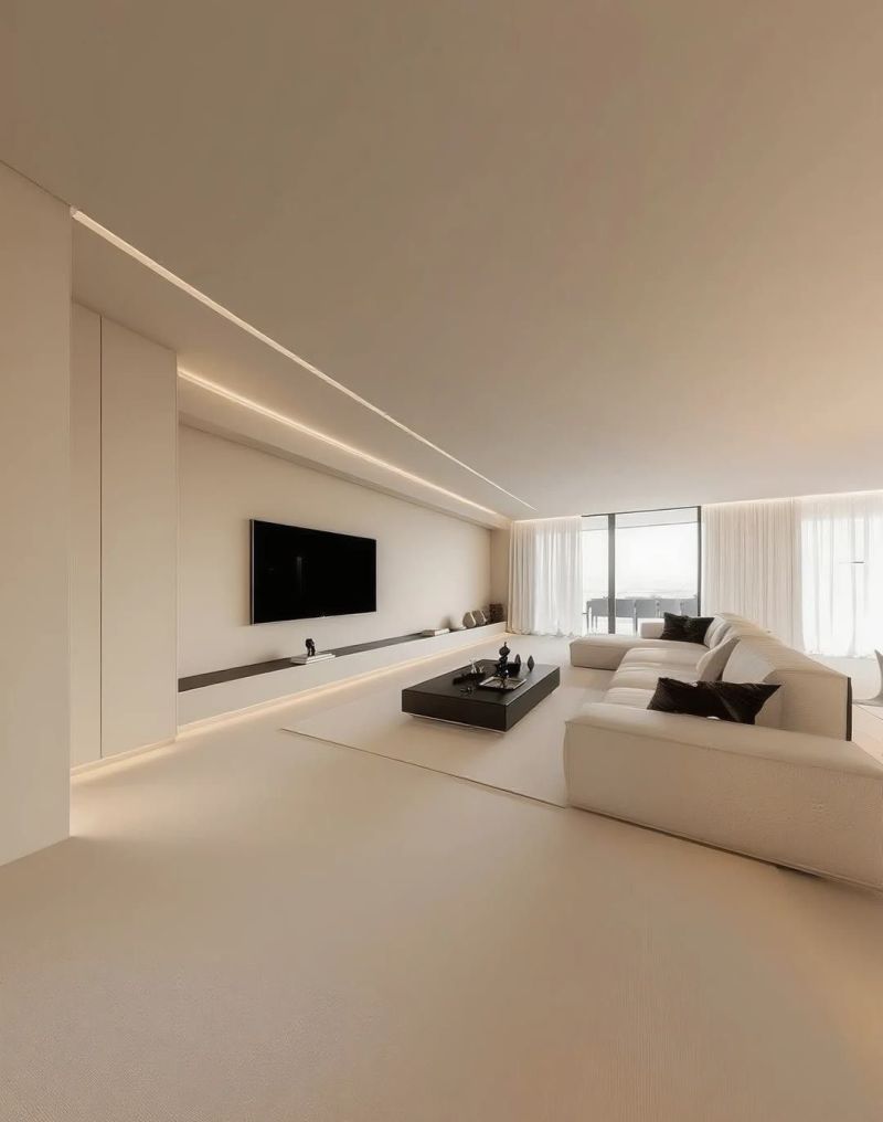2026即将流行的极简风客厅装修效果参考！ - 家居知识
