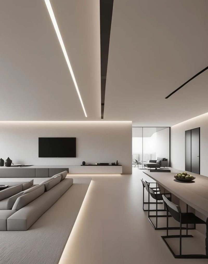 2026即将流行的极简风客厅装修效果参考！ - 家居知识