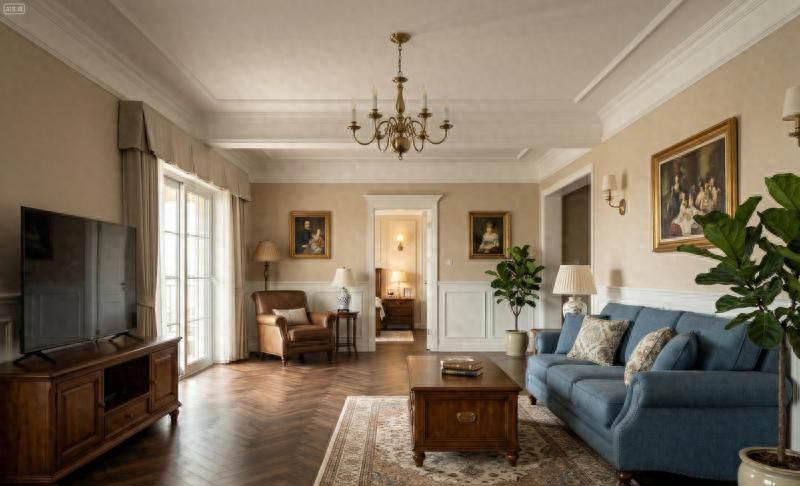 AI装修大师打造欧美风别墅，颜值与质感并存的设计典范