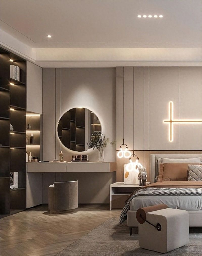 多款高颜值卧室设计，极简轻奢风正流行