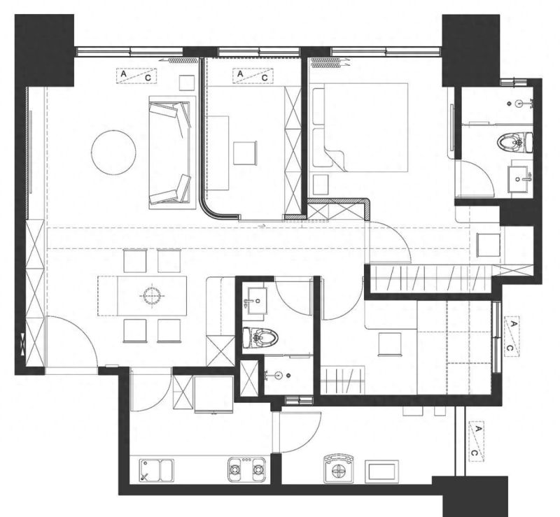 76㎡奶油色小家，低成本打造高级感，温柔直击心巴❤️