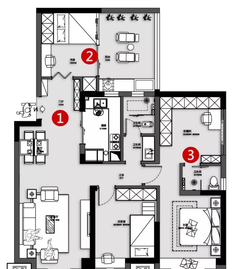 98㎡北欧轻奢，极简风要档次感，这样搭配很自然 - 家居知识