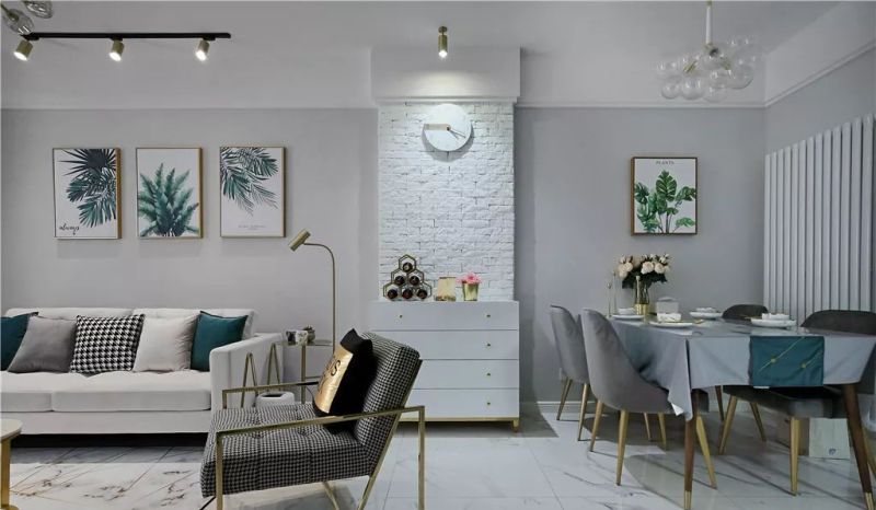 98㎡北欧轻奢，极简风要档次感，这样搭配很自然 - 家居知识