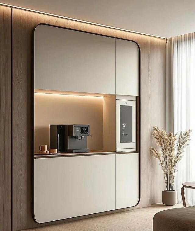 餐边柜封神设计，极简原木风，高级实用还耐用 - 家居知识