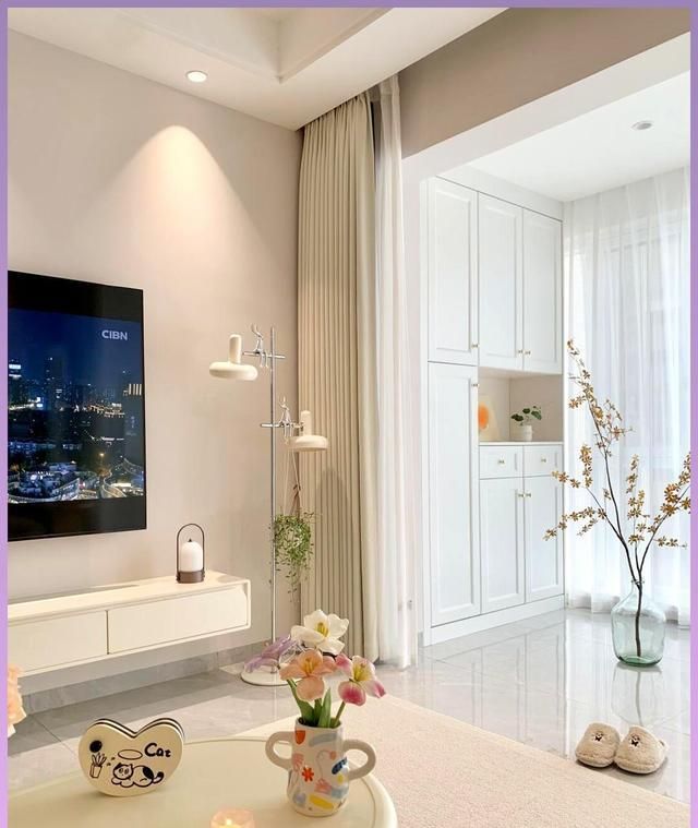 因“拒绝过度装修”走红，全屋奶油风太治愈，这才是梦中情家！ - 家居知识